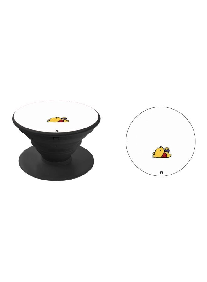 BP Winnie-The-Pooh Printed Pop Socket Phone Holder White/Yellow/Black - Image 2