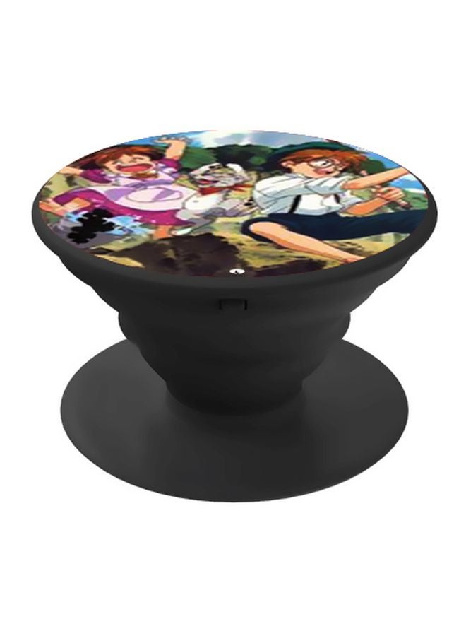 BP Cartoon Printed Pop Socket Phone Holder Multicolour - Image 1