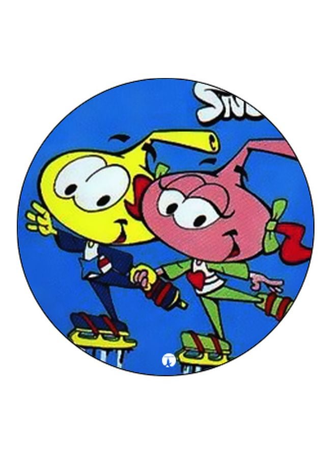 BP Cartoon Printed Pop Socket Phone Holder Blue/Yellow/Pink - Image 2