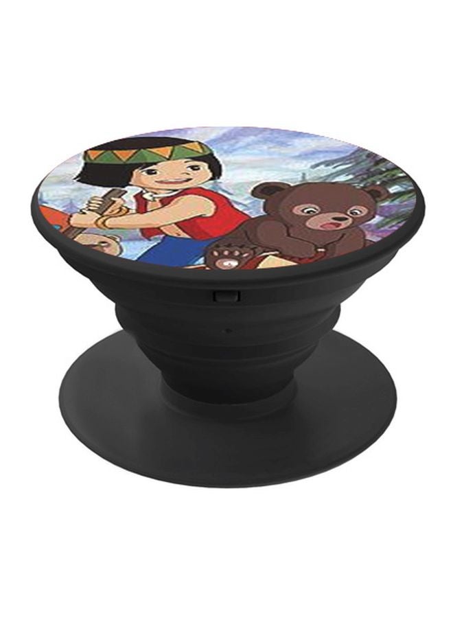 BP Cartoon Printed Pop Socket Phone Holder Multicolour - Image 1