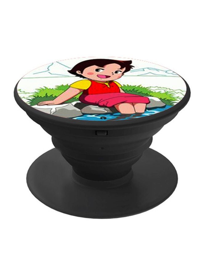 BP Cartoon Printed Pop Socket Phone Holder Multicolour - Image 1