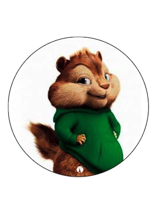 بي بي حامل هاتف على شكل مقبض أصابع منبثق بطبعة رسومات كرتونية أخضر/بني/أسود - Image 2