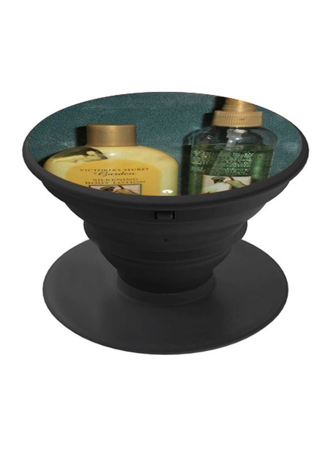 BP Bottles Printed Pop Socket Phone Holder Green/Yellow/Black - Image 1