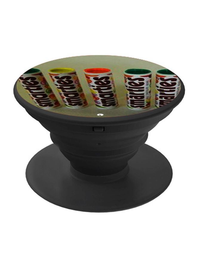 BP Smarties Printed Pop Socket Phone Holder Beige/Green/Black - Image 1