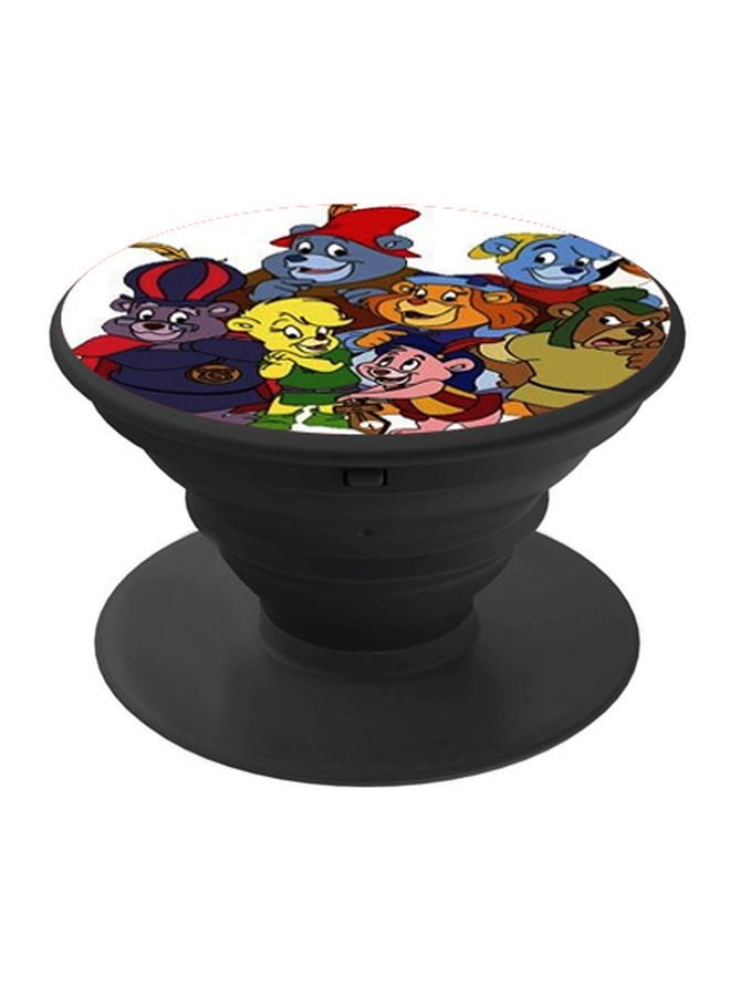 BP Cartoon Printed Pop Socket Phone Holder Blue/Red/Black - Image 1