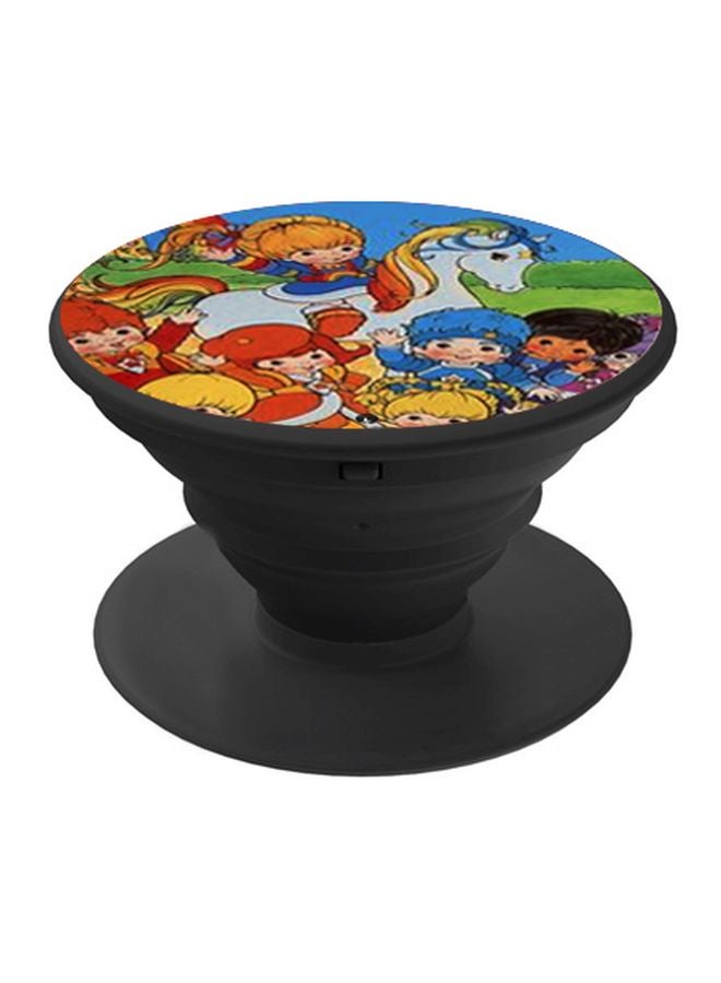 BP Cartoon Printed Pop Socket Phone Holder Red/Blue/Black - Image 1