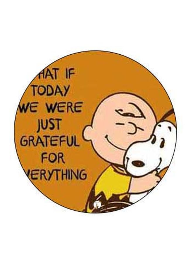 بي بي حامل هاتف بوب سوكيت مطبوع بتصميم شخصية كرتونية بني/أبيض/أسود - Image 2