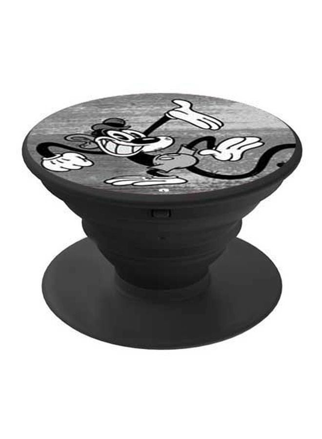 BP Mickey Mouse Printed Pop Socket Phone Holder Grey/White/Black - Image 1