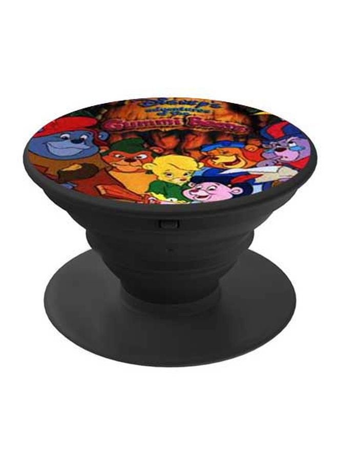 بي بي حامل هاتف على شكل مقبض أصابع منبثق بطبعة رسومات كرتونية متعدد الألوان - Image 1