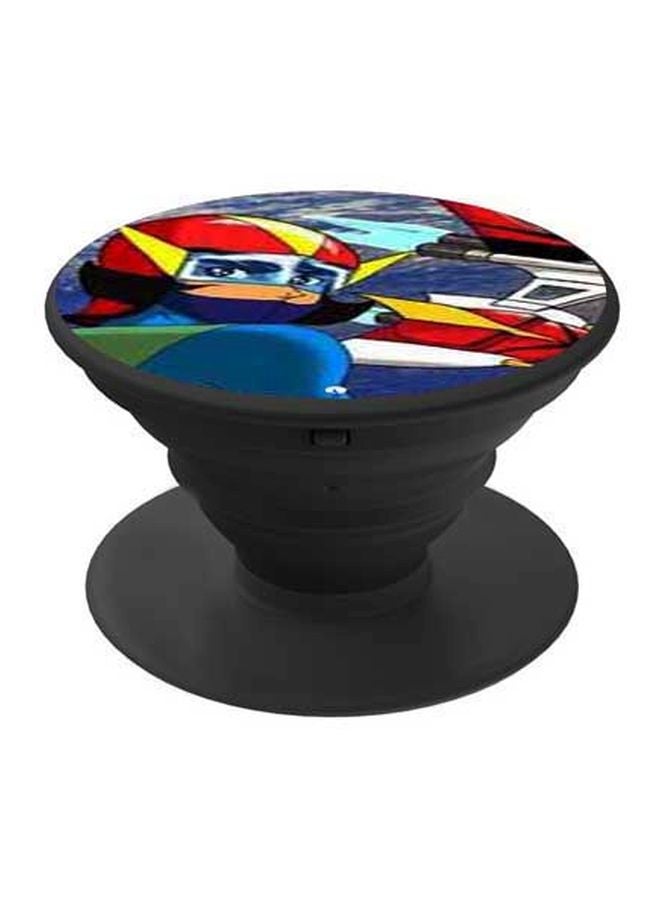 BP Cartoon Printed Pop Socket Phone Holder Red/Blue/Black - Image 1