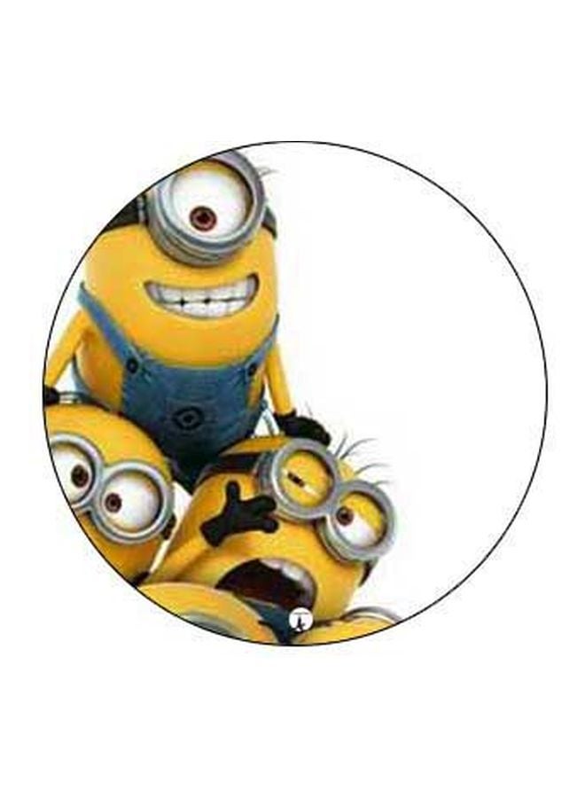 BP Minion Printed Pop Socket Phone Holder White/Yellow/Black - Image 2