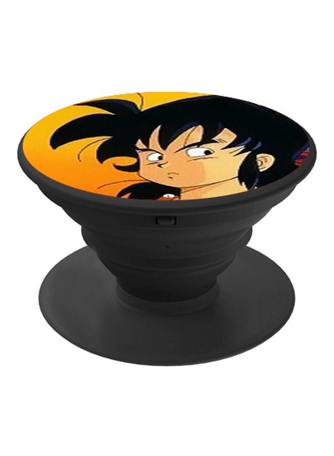 بي بي حامل هاتف بوب سوكيت بطبعة رسومات كرتونية على شكل ولد أصفر/أبيض/أسود - Image 1