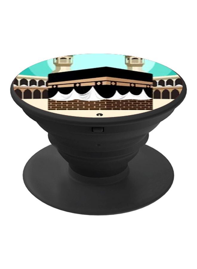 BP Mosque Printed Pop Socket Phone Holder Brown/Blue/Black - Image 1