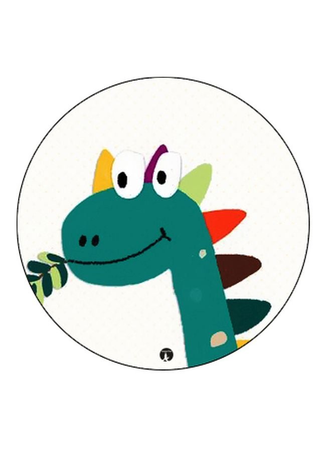 BP Cartoon Dinosaur Printed Pop Socket Phone Holder White/Green/Black - Image 2