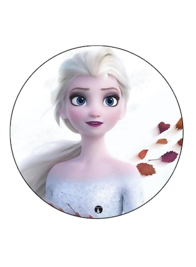 بي بي حامل هاتف بوب سوكيت بطبعة صورة الملكة إلسا من فيلم  "Frozen" أبيض/ بيج/ أسود - Image 2