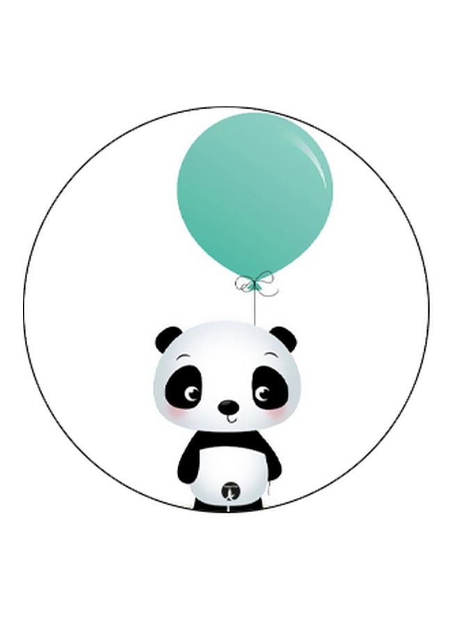 BP Cartoon Panda With Balloon Printed Pop Socket Phone Holder White/Blue/Black - Image 2