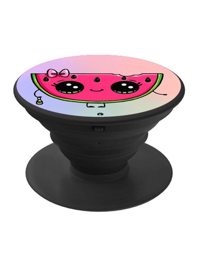 BP Watermelon Printed Pop Socket Phone Holder Pink/Green/Black - Image 1