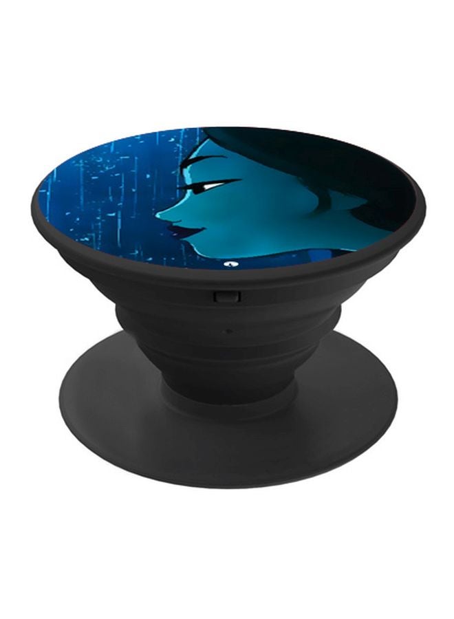 بي بي حامل هاتف على شكل مقبض أصابع منبثق بطبعة رسومات كرتونية أزرق/ أبيض/أحمر - Image 1