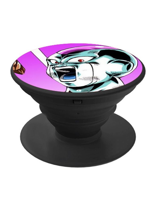 BP Cartoon Printed Pop Socket Phone Holder Pink/White/Black - Image 1