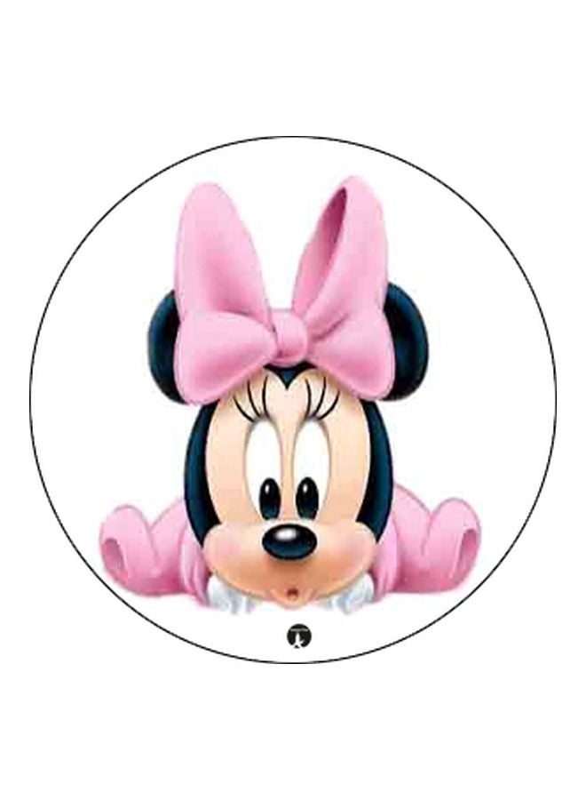BP Minnie Mouse Printed Pop Socket Phone Holder Black/White/Pink - Image 2
