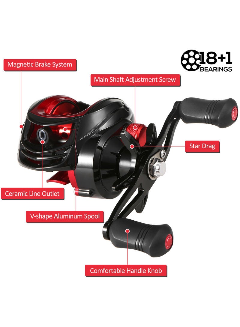 Generic Baitcasting Fishing Reel 14*7.4*12cm  - Image 5