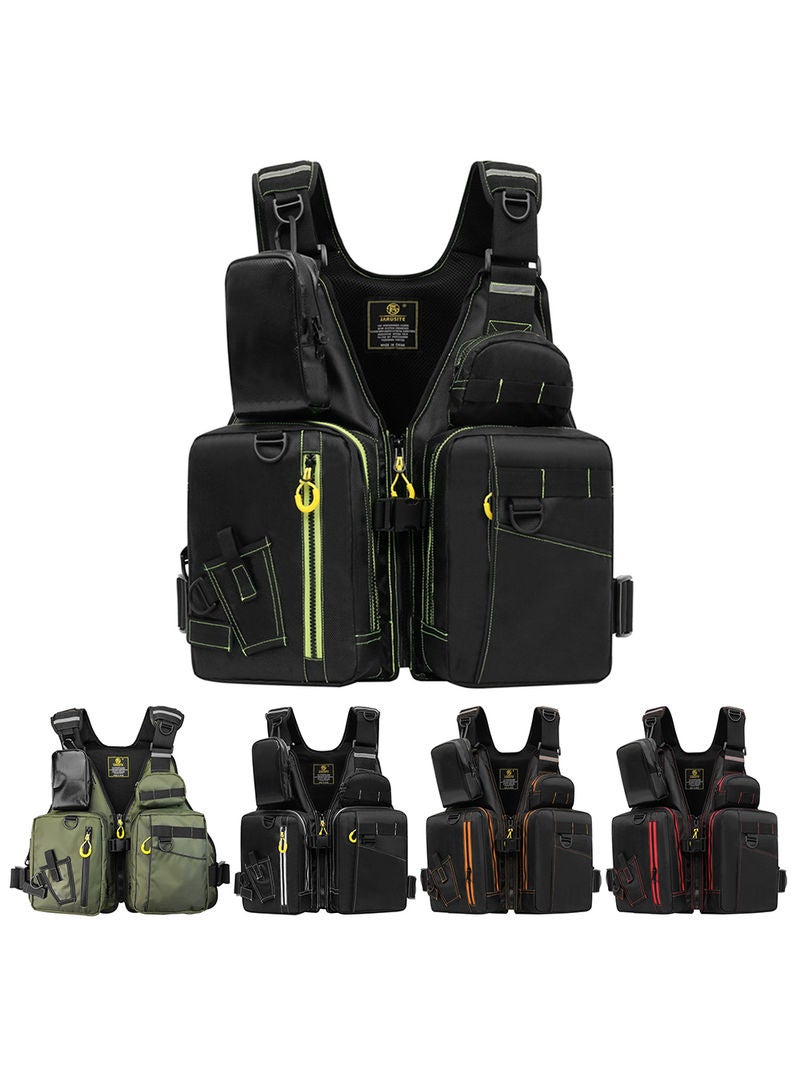 Generic Life Jacket With Multiple Pockets 50*8*48cm  - Image 2