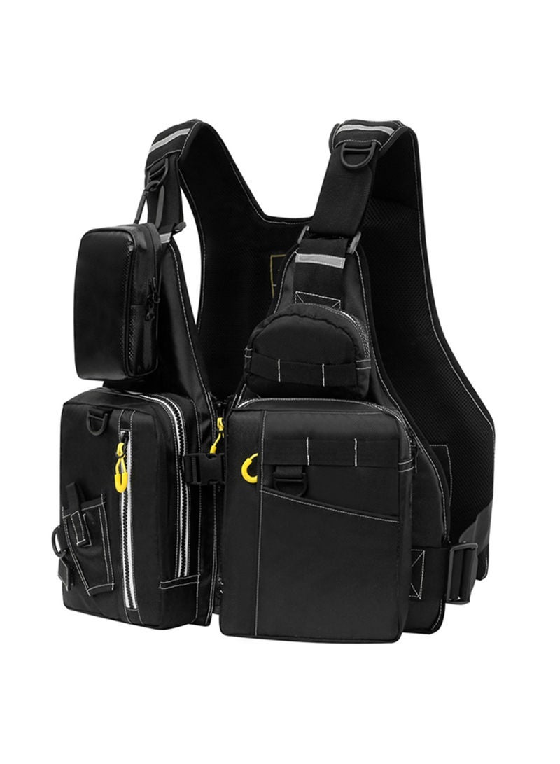 Generic Life Jacket With Multiple Pockets 50*8*48cm  - Image 4