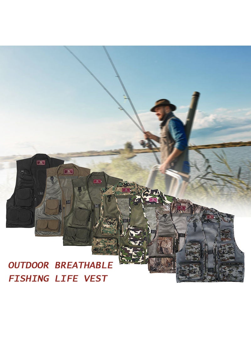 Generic Multi Pockets Fishing Jacket 32*2*32cm  - Image 4