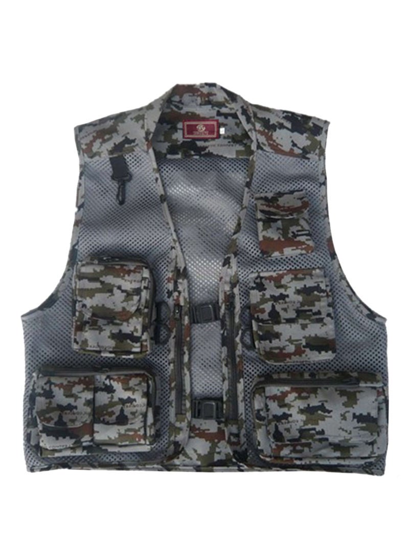 Generic Multi Pockets Fishing Jacket 32*2*32cm  - Image 5