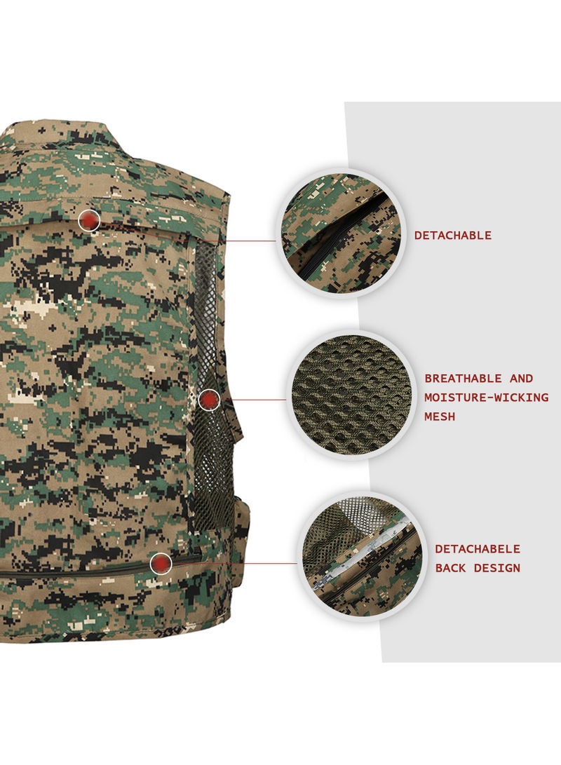 Generic Multi Pockets Fishing Jacket 32*2*32cm  - Image 4