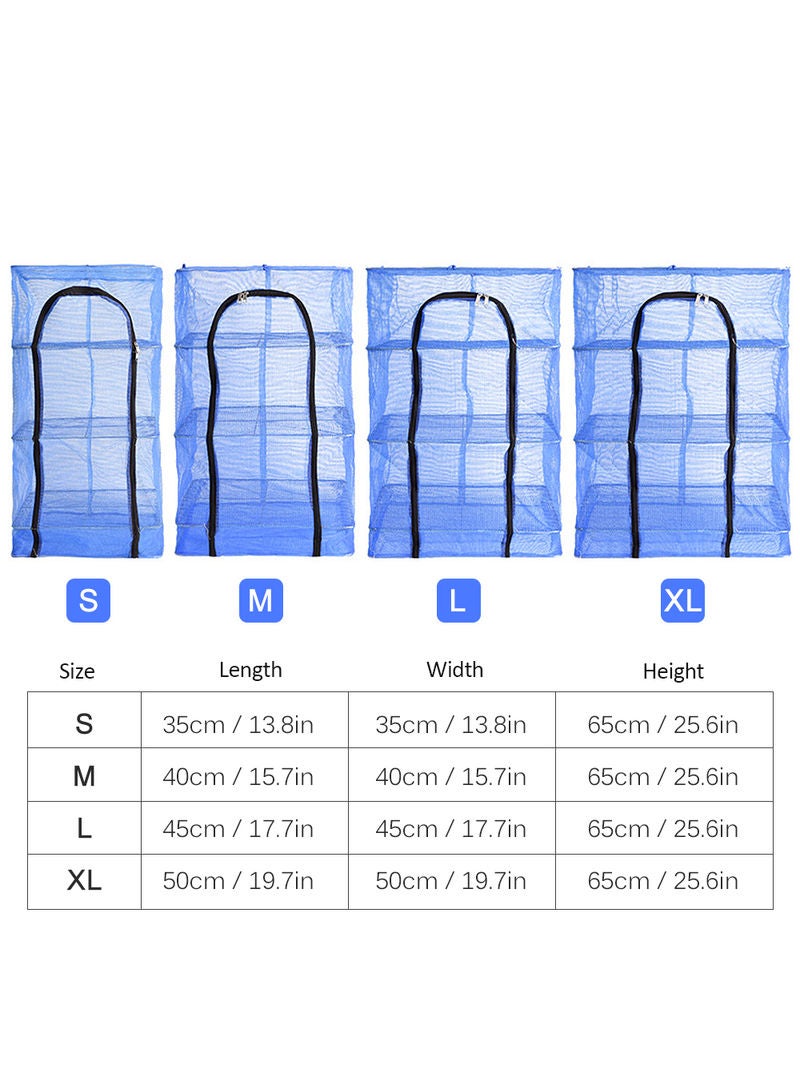 Generic - Foldable 4-Layers Fish Drying Rack 35*4*35cm - Image 1