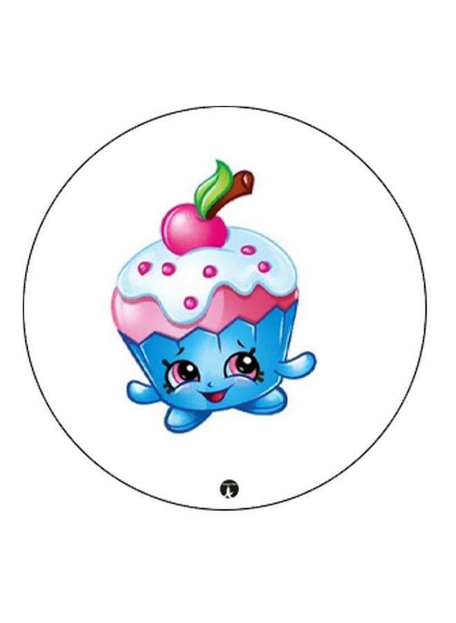 BP Cartoon Cake Printed Pop Socket Phone Holder White/Pink/Blue - Image 2