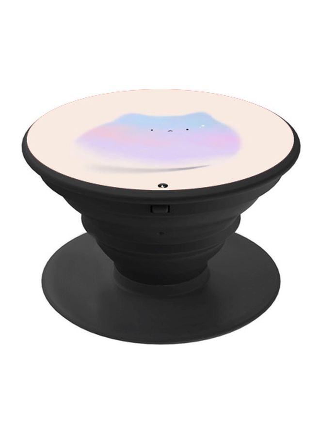 BP Cartoon Printed Pop Socket Phone Holder Beige/Blue/Black - Image 1