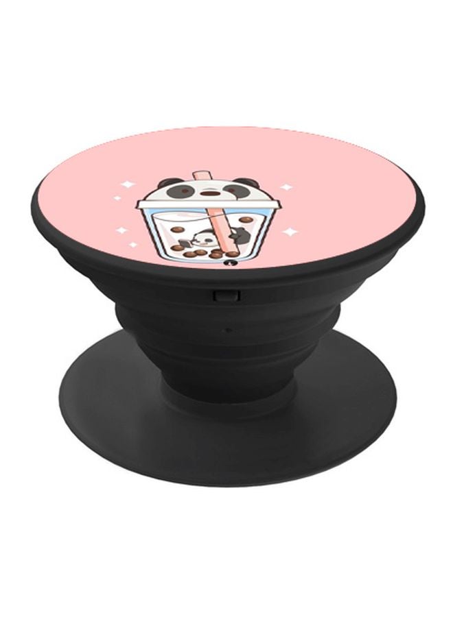 BP Cartoon Printed Pop Socket Phone Holder Pink/White/Blue - Image 1