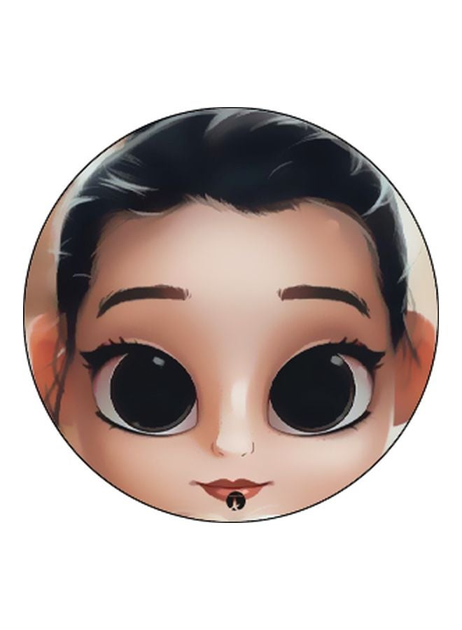 BP Cartoon Printed Pop Socket Phone Holder Beige/Brown/Black - Image 2