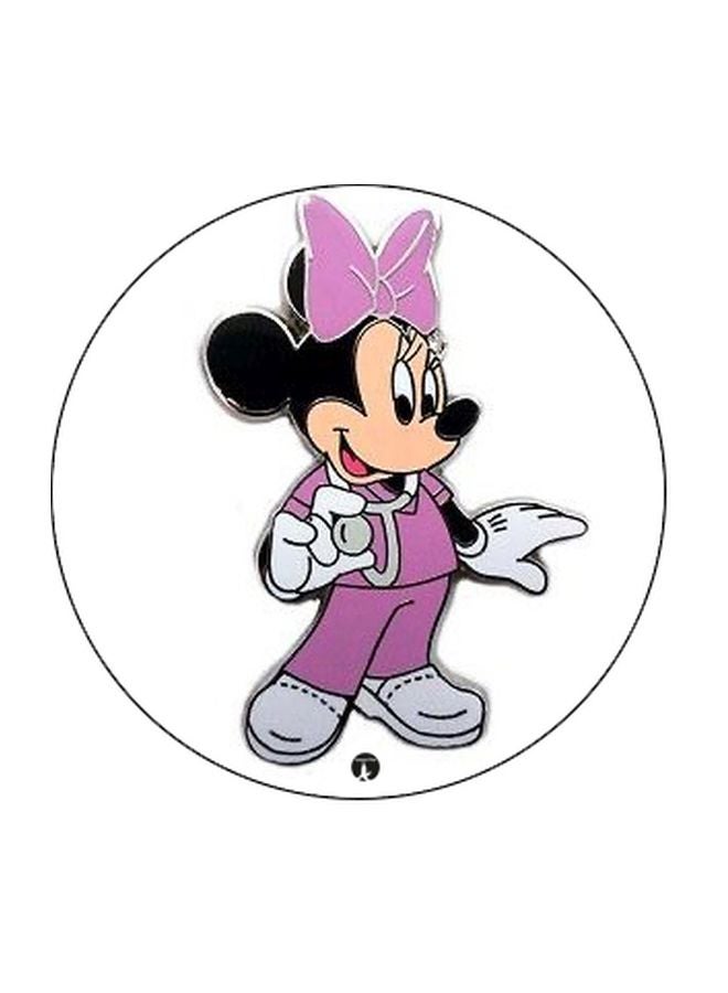 BP Mickey Mouse Printed Pop Socket Phone Holder Black/Pink/White - Image 2