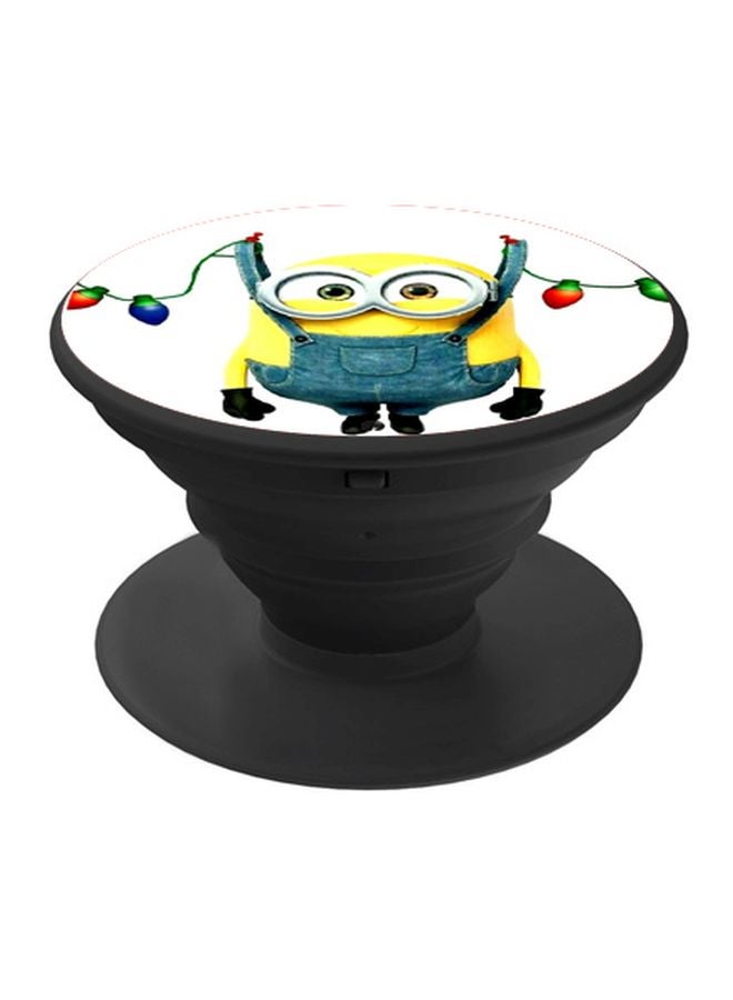 BP Minion Printed Pop Socket Phone Holder Yellow/Blue/Black - Image 1