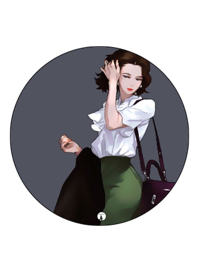 BP Cartoon Printed Pop Socket Phone Holder Black/Grey/White - Image 2