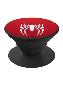 Spider Man Logo Printed Pop Socket Phone Holder Red/White/Black