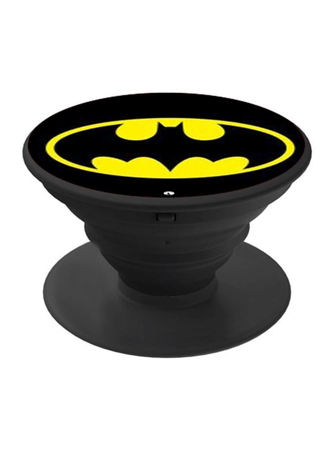 بي بي حامل هاتف بوب سوكيت بطبعة شعار باتمان أسود/ أصفر - Image 1