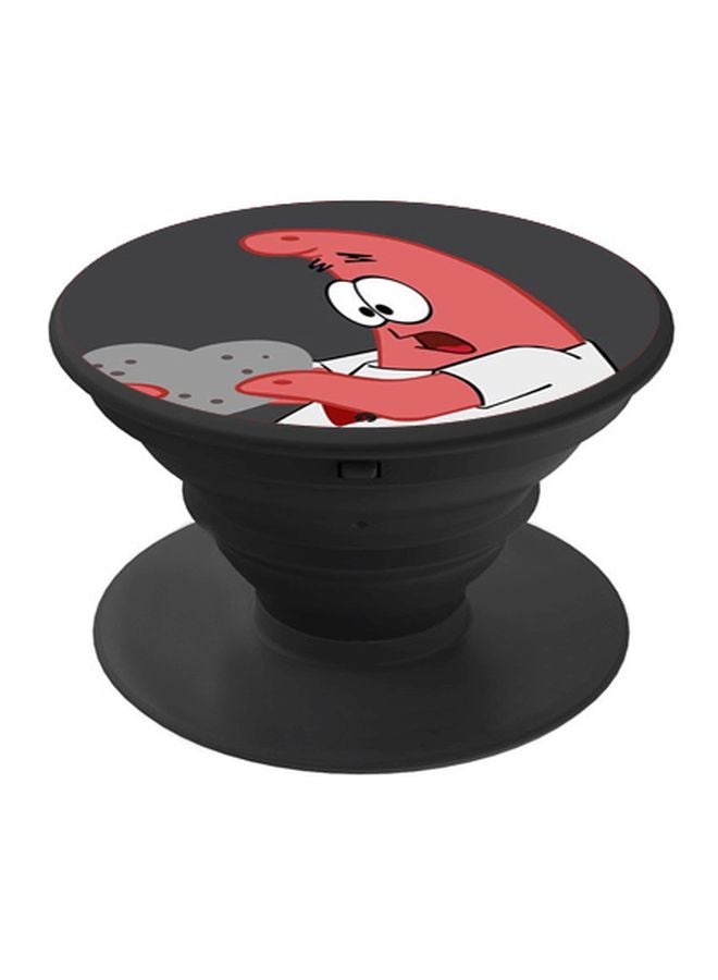 BP Patrick Star Printed Pop Socket Phone Holder Grey/Red/White - Image 1