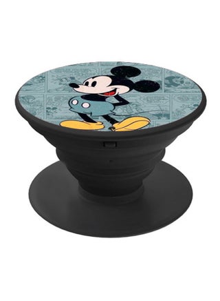 Mickey Mouse Printed Pop Socket Phone Holder Grey/Black/Grey - v1607093980/N42732329A_1