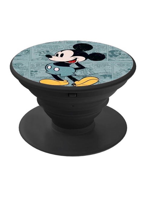 Mickey Mouse Printed Pop Socket Phone Holder Grey/Black/Grey