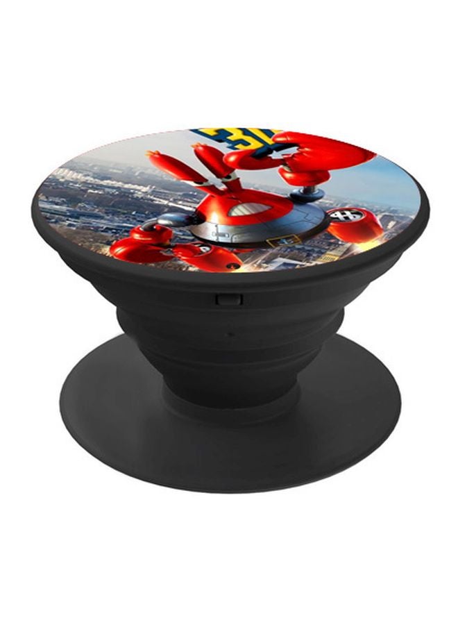 BP Mr. Krabs Printed Pop Socket Phone Holder Red/Grey/Black - Image 1