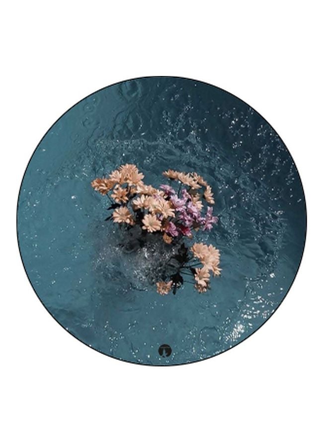 BP Flower In Water Printed Pop Socket Phone Holder Blue/Beige/Black - Image 2