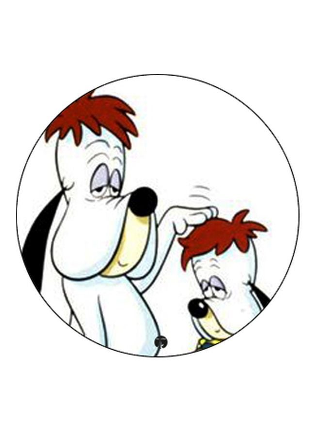BP Droopy Printed Pop Socket Phone Holder White/Brown/Black - Image 2