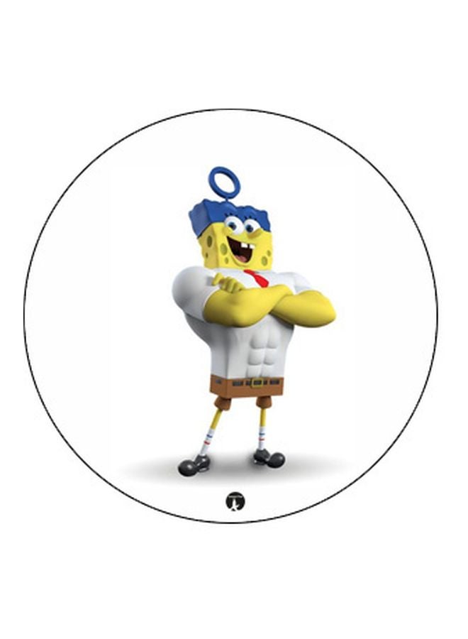 بي بي حامل هاتف بوب سوكيت بطبعة سبونج بوب أبيض/أصفر/أزرق - Image 2