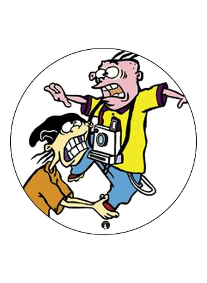 BP Ed, Edd N Eddy Printed Pop Socket Phone Holder White/Yellow/Black - Image 2
