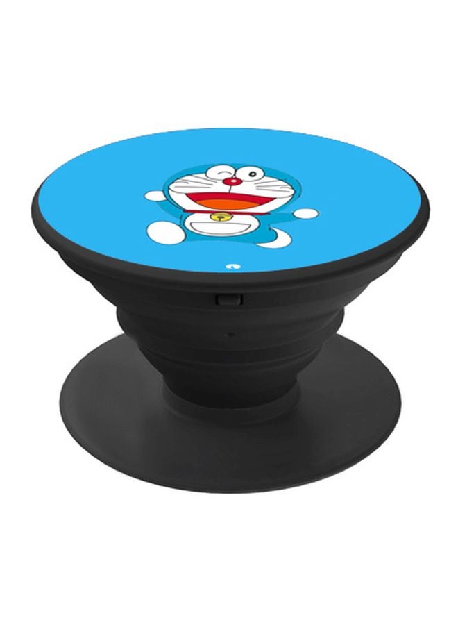 BP Doraemon Printed Pop Socket Phone Holder Blue/White/Black - Image 1