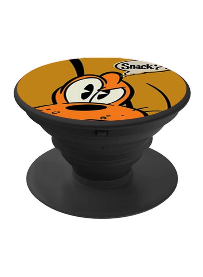 BP Cartoon Printed Pop Socket Phone Holder Yellow/White/Black - Image 1